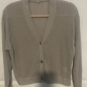 Uniqlo Women's Beige Cardigan Sweater